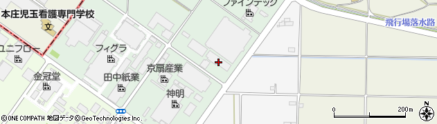 シンエイ株式会社　本庄工場周辺の地図