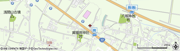 埼玉県深谷市岡1659周辺の地図