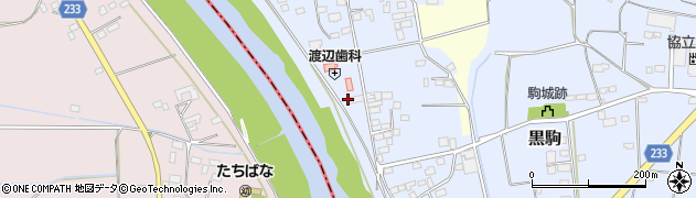 茨城県下妻市黒駒10周辺の地図
