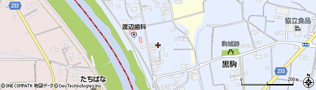 茨城県下妻市黒駒58周辺の地図