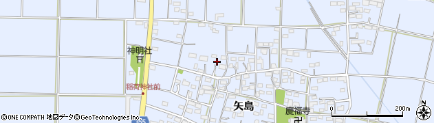 埼玉県深谷市矢島712周辺の地図