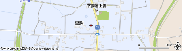 茨城県下妻市黒駒1041周辺の地図