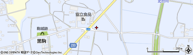 茨城県下妻市黒駒758周辺の地図