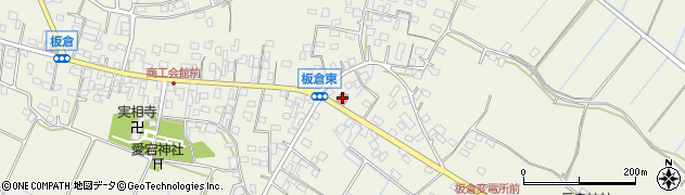 板倉郵便局周辺の地図