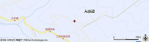 長野県松本市入山辺上手町周辺の地図
