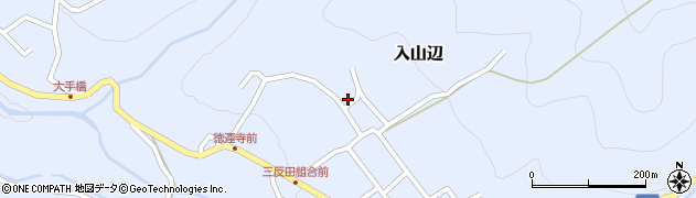 長野県松本市入山辺（上手町）周辺の地図