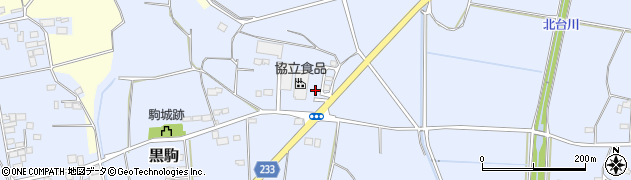茨城県下妻市黒駒130周辺の地図