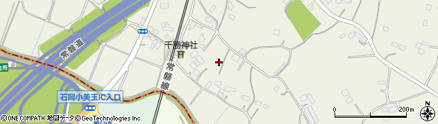 茨城県小美玉市大谷周辺の地図