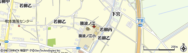 下妻市立騰波ノ江幼稚園周辺の地図