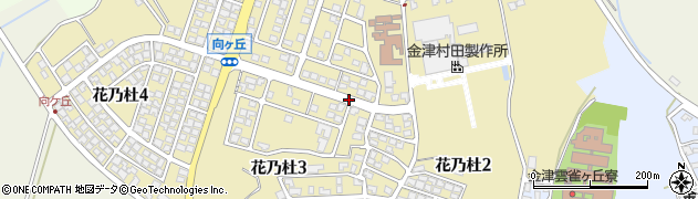 福井県あわら市花乃杜周辺の地図