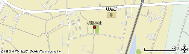 根渡神社周辺の地図