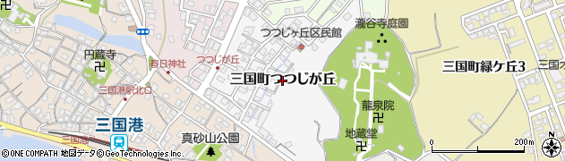 福井県坂井市三国町つつじが丘周辺の地図