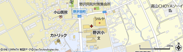 和泉屋菓子店傳兵衛野沢店周辺の地図