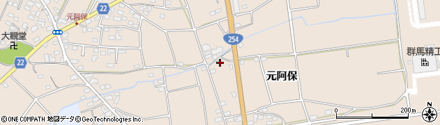埼玉県児玉郡神川町元阿保1204周辺の地図