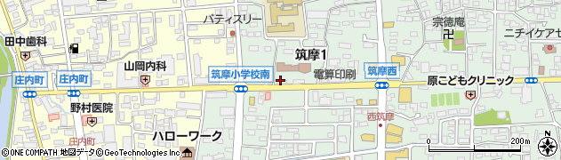 日本エレベーター製造株式会社　松本出張所周辺の地図