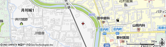 アルピコ交通株式会社　本社・鉄道事業部周辺の地図