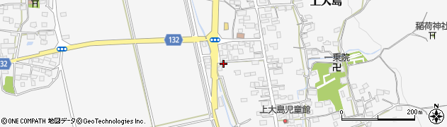 茨城県つくば市上大島1034周辺の地図