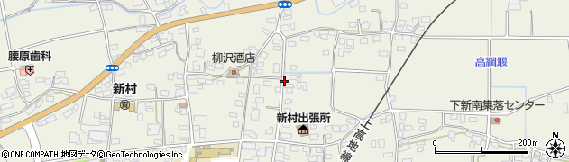 長野県松本市新村（北新南）周辺の地図