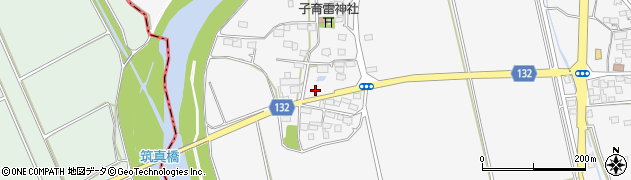 茨城県つくば市上大島1268周辺の地図