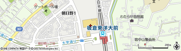 フレッセイ板倉店周辺の地図
