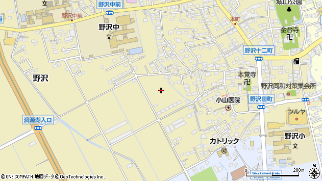 〒385-0053 長野県佐久市野沢の地図