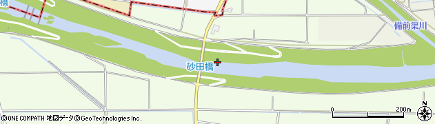 砂田橋周辺の地図