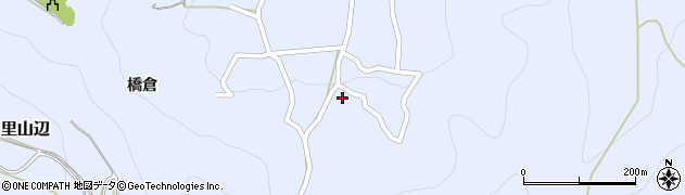 長野県松本市入山辺橋倉302周辺の地図