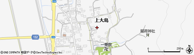 茨城県つくば市上大島2380周辺の地図