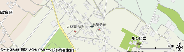 中田水道周辺の地図