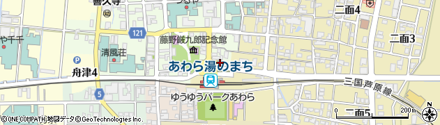 芦原温泉旅館案内所周辺の地図