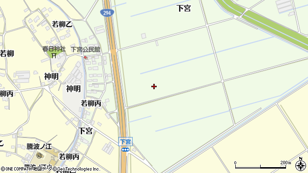 〒304-0013 茨城県下妻市下宮の地図