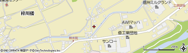 長野県松本市梓川倭1669周辺の地図