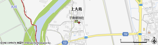 茨城県つくば市上大島1257周辺の地図
