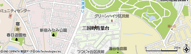 福井県坂井市三国町青葉台周辺の地図