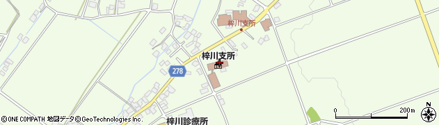 松本市　市役所森林環境課周辺の地図