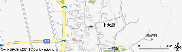 茨城県つくば市上大島1074周辺の地図