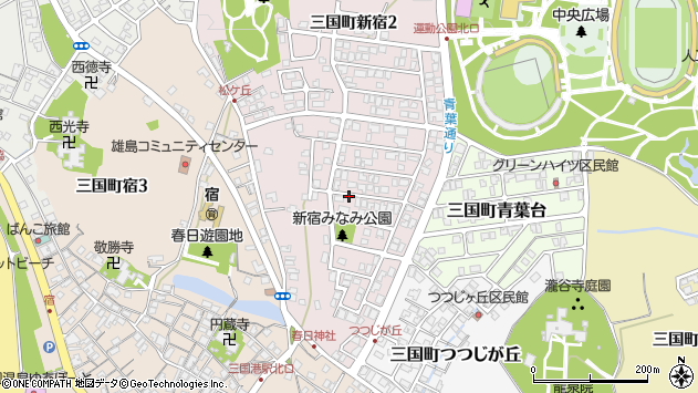 〒913-0058 福井県坂井市三国町新宿の地図