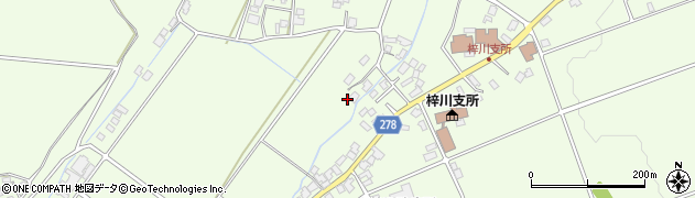 長野県松本市梓川梓2520周辺の地図