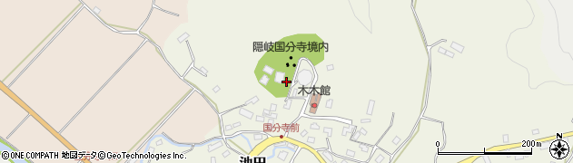 島根県隠岐の島町（隠岐郡）池田（風呂前）周辺の地図