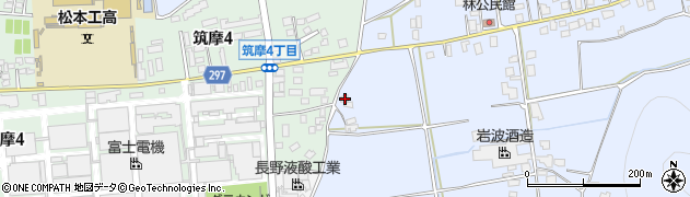 長野県松本市里山辺林4737周辺の地図