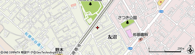 栃木県下都賀郡野木町友沼5433周辺の地図
