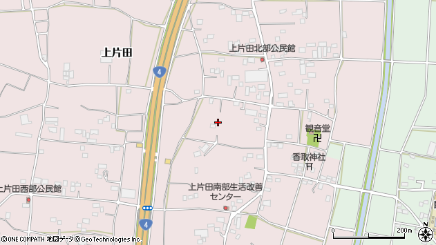 〒306-0128 茨城県古河市上片田の地図