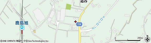 茨城県鉾田市造谷1378周辺の地図