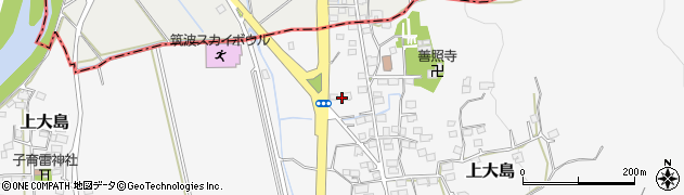 茨城県つくば市上大島1123周辺の地図