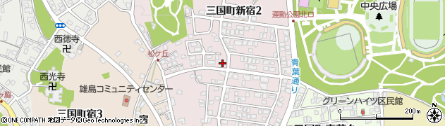 福井県坂井市三国町新宿周辺の地図