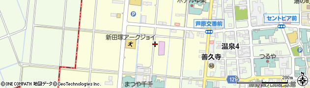 ダイナム　福井・あわら店周辺の地図