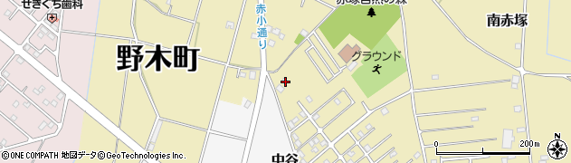 栃木県下都賀郡野木町南赤塚780周辺の地図