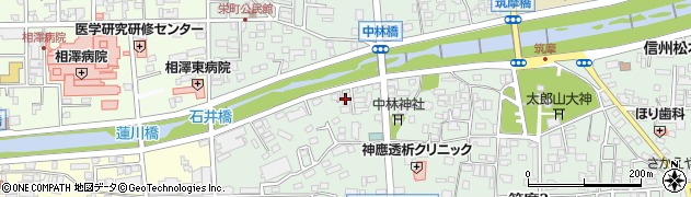 世界基督教統一神霊協会松本教会周辺の地図