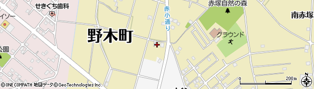 栃木県下都賀郡野木町南赤塚606周辺の地図