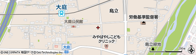 長野県松本市島立（大庭）周辺の地図